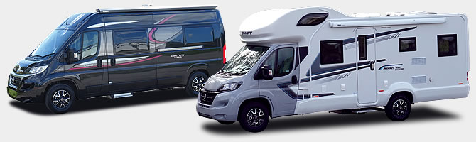 New Envy and Spirit Motorhomes